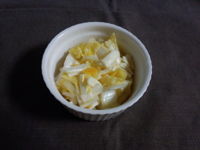 白菜の柚塩サラダ