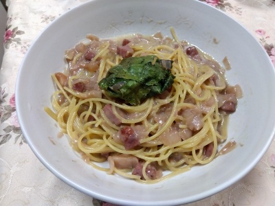 �p�X�^ �ؓ��Ɩ��ԉʂ̗t�̃��C����