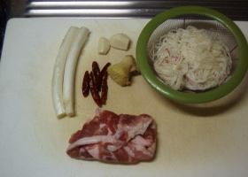 タイ風素麺 材料